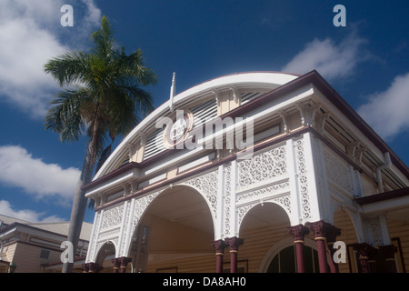 Smaragd Bahnhof Central Queensland-Australien Stockfoto