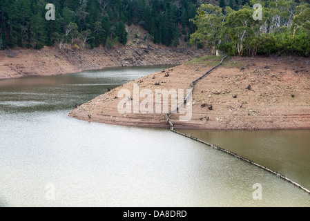 Die Mt Bold Reservoir Südaustraliens größte Wasserspeicherung. Stockfoto