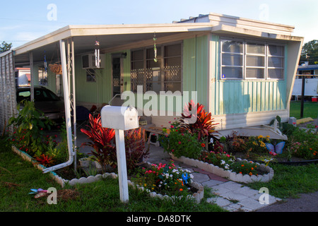 Florida, Saint St. Petersburg, Largo, Belleair Village Motel, Hotel, Wohnmobil-Wohnpark, FL130701052 Stockfoto