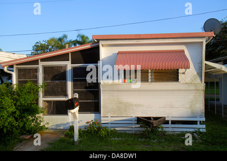 Florida Saint St. Petersburg, Largo, Belleair Village Motel, Hotel Hotels Unterkunft Inn Motel Motels, Mobilanhänger Home Park, Besucher reisen tou Stockfoto