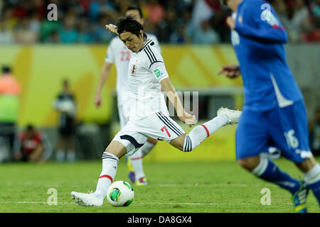 Yasuhito Endo (JPN), 19. Juni 2013 - Fußball / Fußball: FIFA-Konföderationen-Pokal-Brasilien-2013, Gruppe A match zwischen Italien 4-3 Japan bei Arena Pernambuco, Recife, Brasilien. (Foto: AFLO) Stockfoto