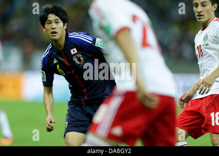 Atsuto Uchida (JPN), 22. Juni 2013 - Fußball / Fußball: FIFA Confederations Cup Brasilien 2013 Gruppe A match zwischen Japan 1-2 Mexiko im Estadio Mineirão, Belo Horizonte, Brasilien. (Foto: AFLO) Stockfoto