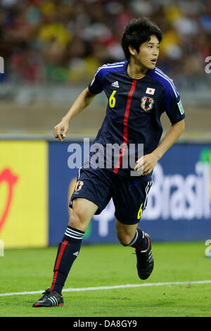 Atsuto Uchida (JPN), 22. Juni 2013 - Fußball / Fußball: FIFA Confederations Cup Brasilien 2013 Gruppe A match zwischen Japan 1-2 Mexiko im Estadio Mineirão, Belo Horizonte, Brasilien. (Foto: AFLO) Stockfoto