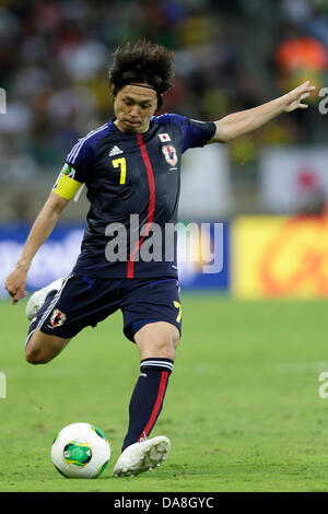 Yasuhito Endo (JPN), 22. Juni 2013 - Fußball / Fußball: FIFA Confederations Cup Brasilien 2013 Gruppe A match zwischen Japan 1-2 Mexiko im Estadio Mineirão, Belo Horizonte, Brasilien. (Foto: AFLO) Stockfoto