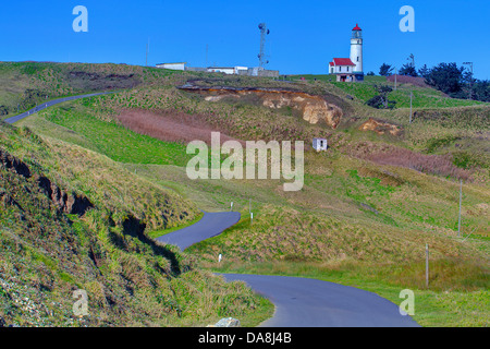 USA, USA, Amerika, Oregon, Sechser, Küste, Bandon Strand, Staatspark, Cape Perpetua, Leuchtturm, Ruhestand, Siuslaw, Nation Stockfoto