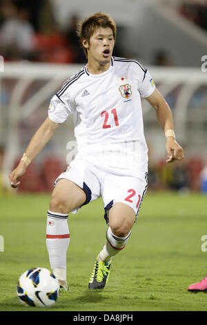 Hiroki Sakai (JPN), 11. Juni 2013 - Fußball / Fußball: FIFA WM Brasilien 2014 asiatische Qualifikation Finale Runde Gruppe B zwischen Irak 0-1 Japan Al-Arabi Stadium, Doha, Katar. (Foto: AFLO) Stockfoto