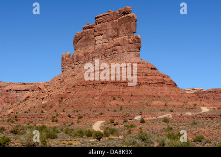 USA, USA, Amerika, Utah, Mexican Hat, Nordamerika, vier Ecken, Colorado Plateau, San Juan County, Garten des G Stockfoto