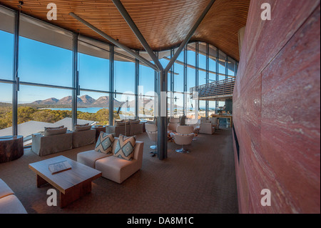 Saffire Freycinet, Luxus Lodge Unterkunft im Freycinet National Park Tasmanien, Australien. Stockfoto