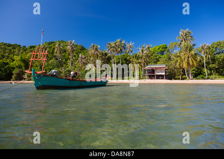 Blick auf Koh Tonsay Insel vor Kep - Kep-Provinz, Kambodscha Stockfoto