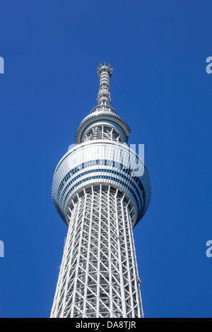 Japan, Honshu, Kanto, Tokio, Asakusa, Skytree Turm Stockfoto