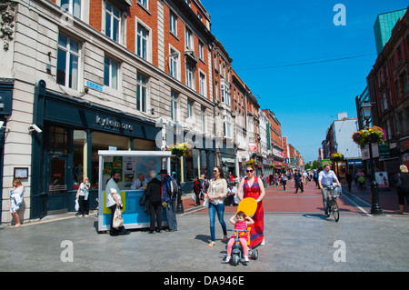 Earl Street North street Dublin Irland Mitteleuropa Stockfoto