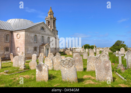 St.-Georgs Kirche, Portland, Dorset, Großbritannien Stockfoto