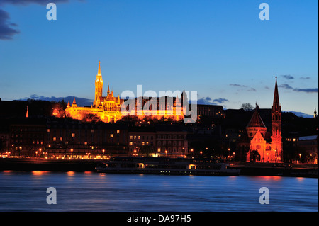 EU, reformierte Kirche, Unesco, Architektur, Buda, Buda Hill, Budapest, Budapesti, reformierte, Burgberg, Mitteleuropa, Mittel- Stockfoto