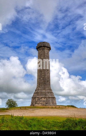 Hardy Monument, Dorset, Großbritannien Stockfoto