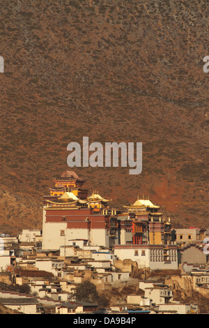 China, Asien, Republik, Provinz Yunnan, Shangri-La, Shangri-La, Shangri, Zhongdian, Gyalthang, Buddhismus, buddhistische, Religion, Stockfoto