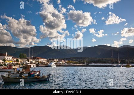 Der Hafen von Sami auf der Insel Kephallonia, Griechenland. Stockfoto