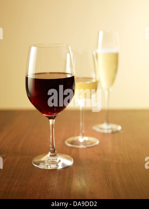 Gläser Wein Stockfoto