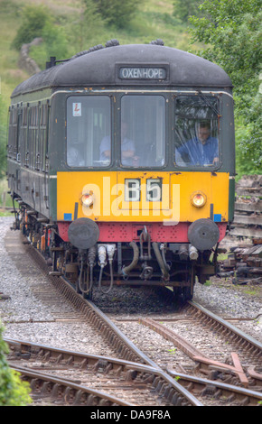 Klasse 108 auf der Keighley & Worth Valley Heritage Railway an Oakworth Station Stockfoto