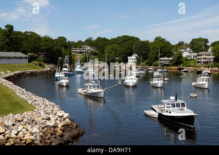 Perkins Cove in Ogunquit, Maine, USA, Ogunquit ist ein Populat New England Urlaubsziel. Stockfoto