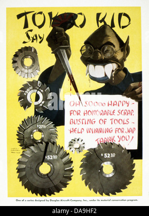 Zweiter Weltkrieg, Zweiter Weltkrieg, Weltkrieg, Krieg, Poster, Propaganda, Propaganda Poster, USA, American, Hand, ring, Nazi, National Stockfoto