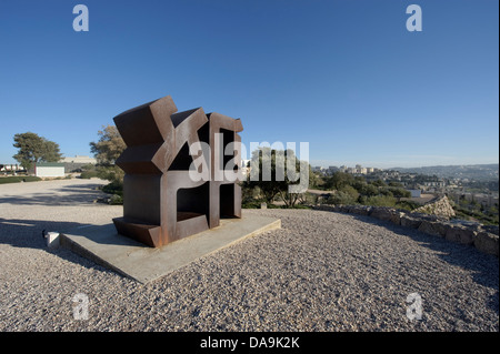 Israel, Israel Museum, Jerusalem, Nahen Osten, in der Nähe von East, Skulptur, Metall Kunststoff Stockfoto