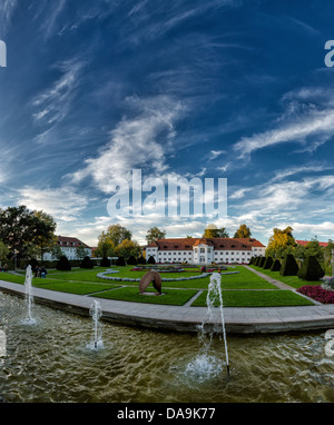 Deutschland, Europa, Bayern, Kempten, Hofgarten, Garten, Stadt, Dorf, Wasser, Herbst, Stockfoto