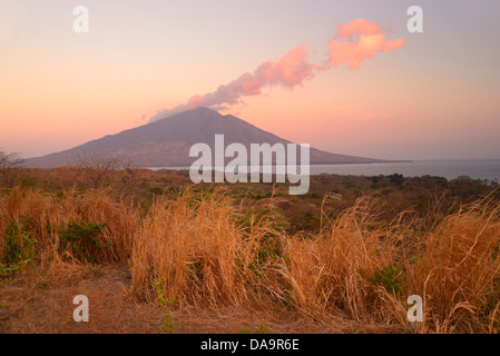 Mittelamerika, Nicaragua, Rivas, Isla Ometepe, UNESCO, Biosphäre, Preserve, Insel, Vulkan, Peak, Maderas, Moyogalpa Stockfoto