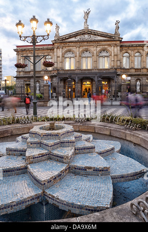 Mittelamerika, Costa Rica, San José, Centro, Stadt, Zentrum, Teatro, Theater, Gebäude, Architektur, Neo-Klassik, San Jose, Stockfoto