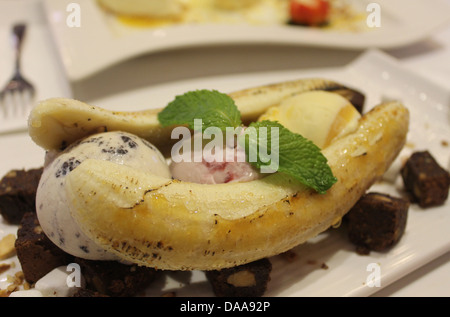 Leckeres Eis dessert Stockfoto