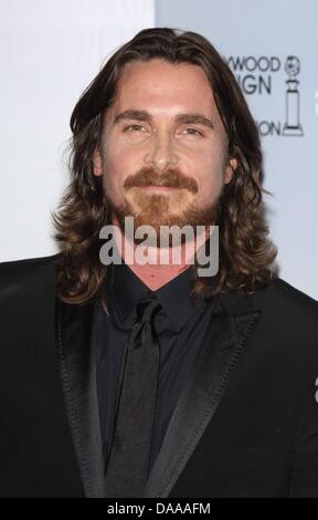 Britischer Schauspieler Christian Bale während der 68. Golden Globe Awards statt im Beverly Hilton Hotel in Los Angeles, Kalifornien, USA, 16. Januar 2011. Foto: Louis Garcia Stockfoto