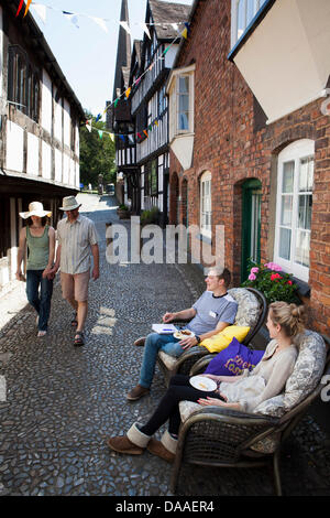 Ledbury Poetry Festival. Ledbury. Herefordshire. Vereinigtes Königreich. Stockfoto