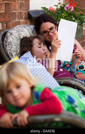 Ledbury Poetry Festival. Ledbury. Herefordshire. Vereinigtes Königreich. Stockfoto