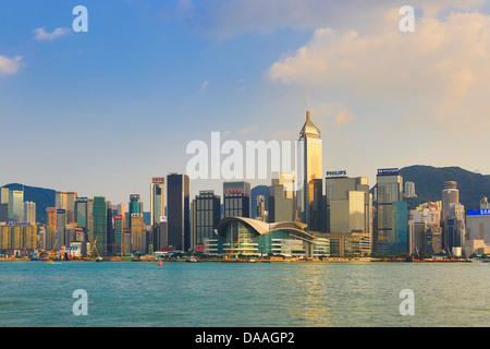 Hong Kong, China, Asien, Stadt, Wanchai, Damm, Bezirke, Central Plaza, Gebäude, Architektur, Skyline, Hochhäuser, Stockfoto