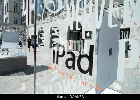 Äußere des neuen Apple Store am Kurfürstendamm in Berlin Deutschland Stockfoto