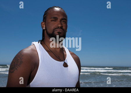 LOS ANGELES, CA-Juni 06: Ronny Turiaf spielen Basketball in Los Angeles, Kalifornien, USA am 6. Juni 2007. Stockfoto