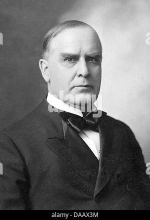 WILLIAM McKINLEY (1843-1901) 25. Präsident der Vereinigten Staaten Stockfoto