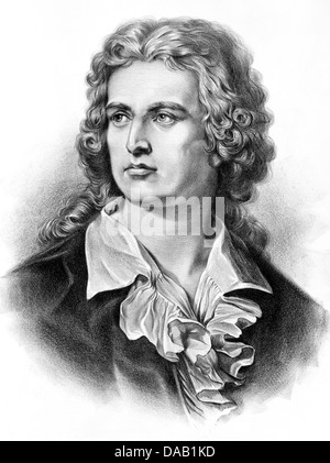 FRIEDRICH SCHILLER (1759-1805), deutscher Schriftsteller Stockfoto