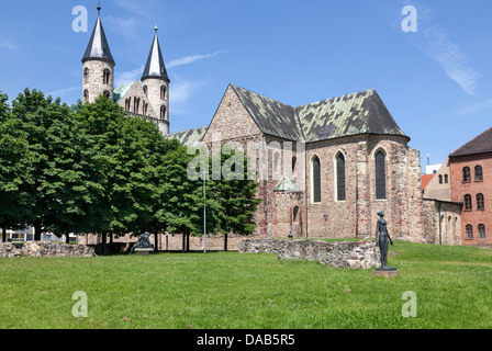 Kunstmuseum Kloster Unser Lieben Frauen, Magdeburg, Sachsen Anhalt, Deutschland Stockfoto