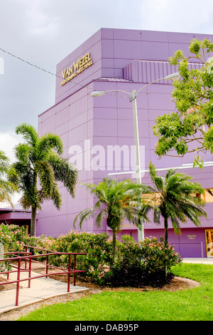 Das lila Van Wezel Theater in Sarasota Florida Stockfoto