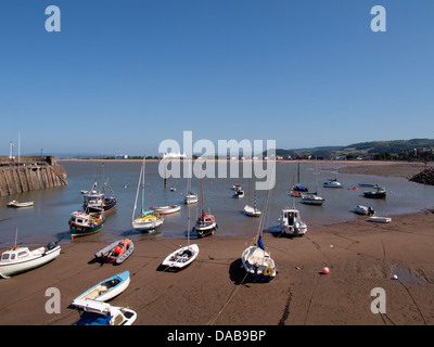 Minehead, gesehen vom Hafen, Somerset, UK 2013 Stockfoto