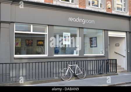 ReadingRoom Galerie in Frith Street, Soho, London, Großbritannien. Stockfoto