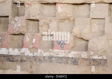 Die alten Tucume archäologischen Komplex und Königliche Gräber Website Museum in der Nähe von Chiclayo, Peru. Stockfoto