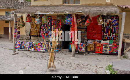 Traditionelle indische Markt Kunsthandwerk, Cuzco, Peru Stockfoto