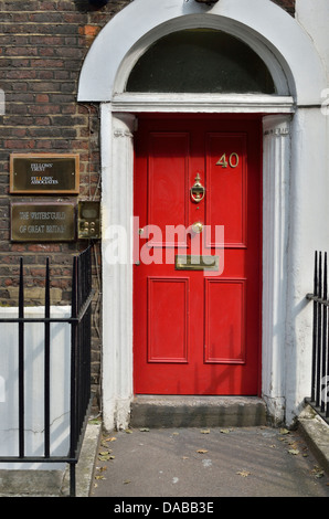 Writers' Guild of Great Britain Hauptsitz in Rosebery Avenue, Clerkenwell, London, UK. Stockfoto