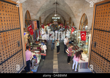 Markthalle in Zincirli Bedesten gebaut vom Osmanischen Reich im Jahre 1781, Gaziantep, Süd-Ost-Türkei Stockfoto
