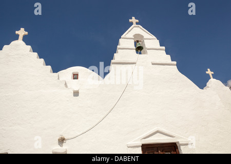 Panagia Paraportiani Kirche, Kastro, Chora, Mykonos Stadt, Mykonos, Griechenland Stockfoto