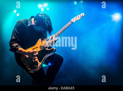 Jimmy Eat World, die live Stockfoto