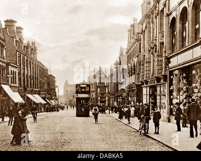 Warrington Bridge Street 1900 Stockfoto