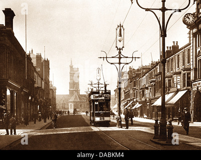 Hartlepool Church Street 1900 Stockfoto