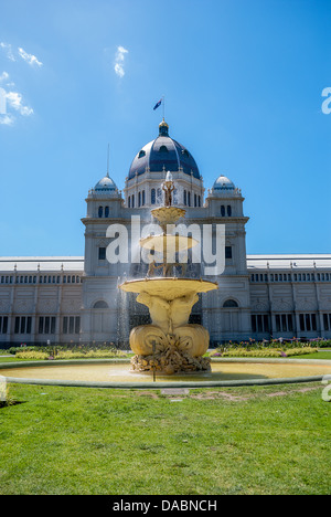 Melbournes majestätische Royal Exhibition Building. Stockfoto